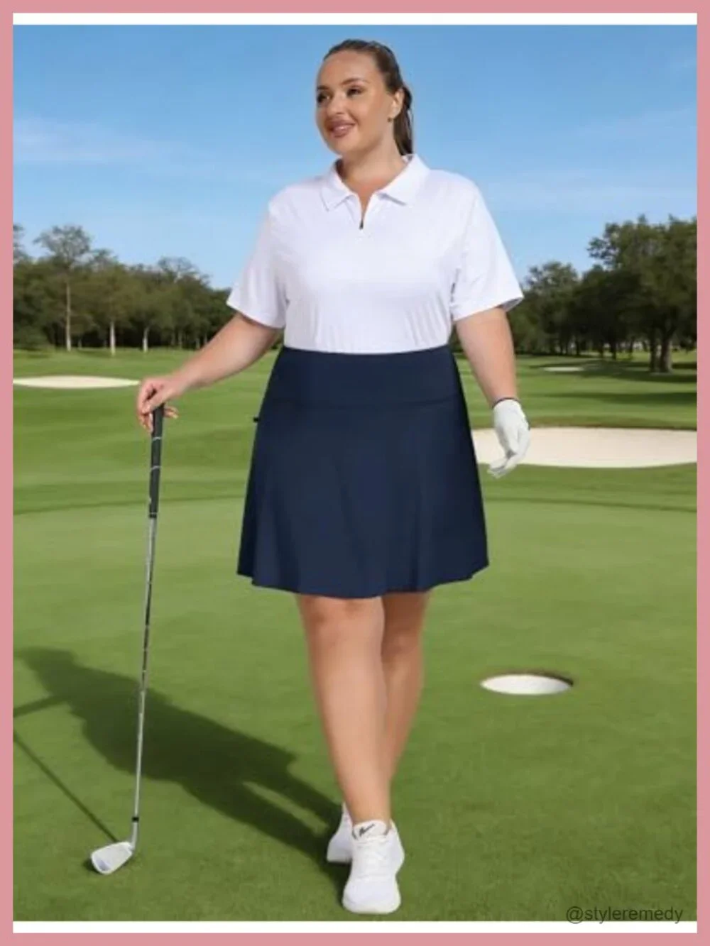 Women's Plus Size Athletic Skort 20